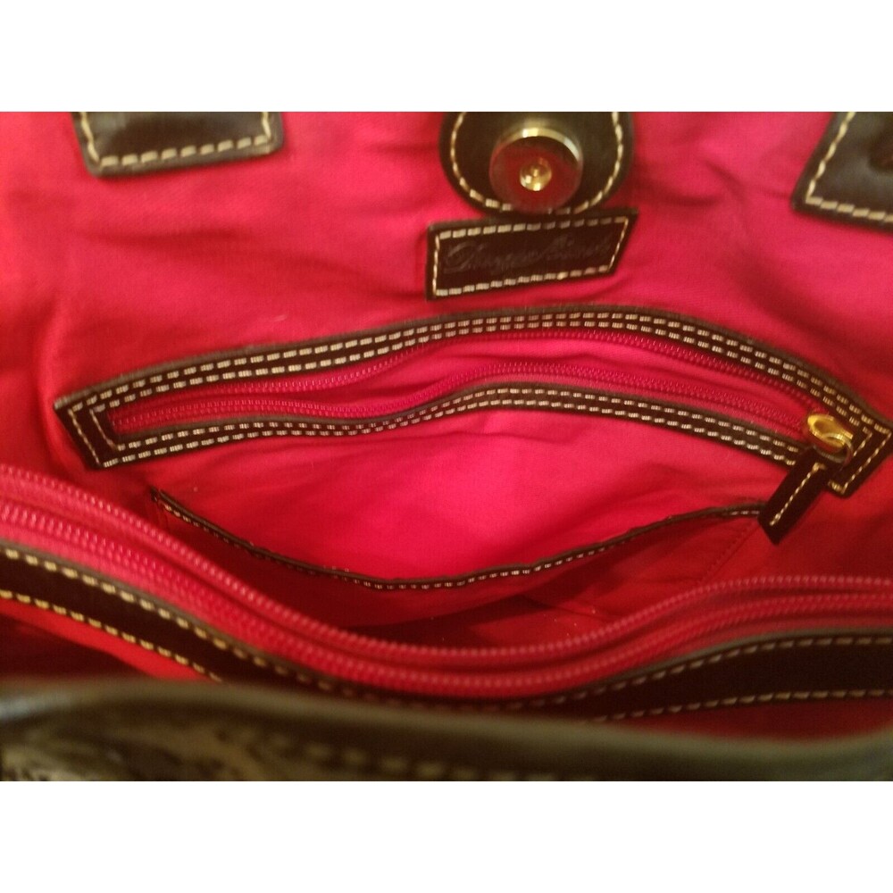 Dooney & Bourke Gretta Perry Women's Satchel Bag, Large - Brown - Picture 5 of 11